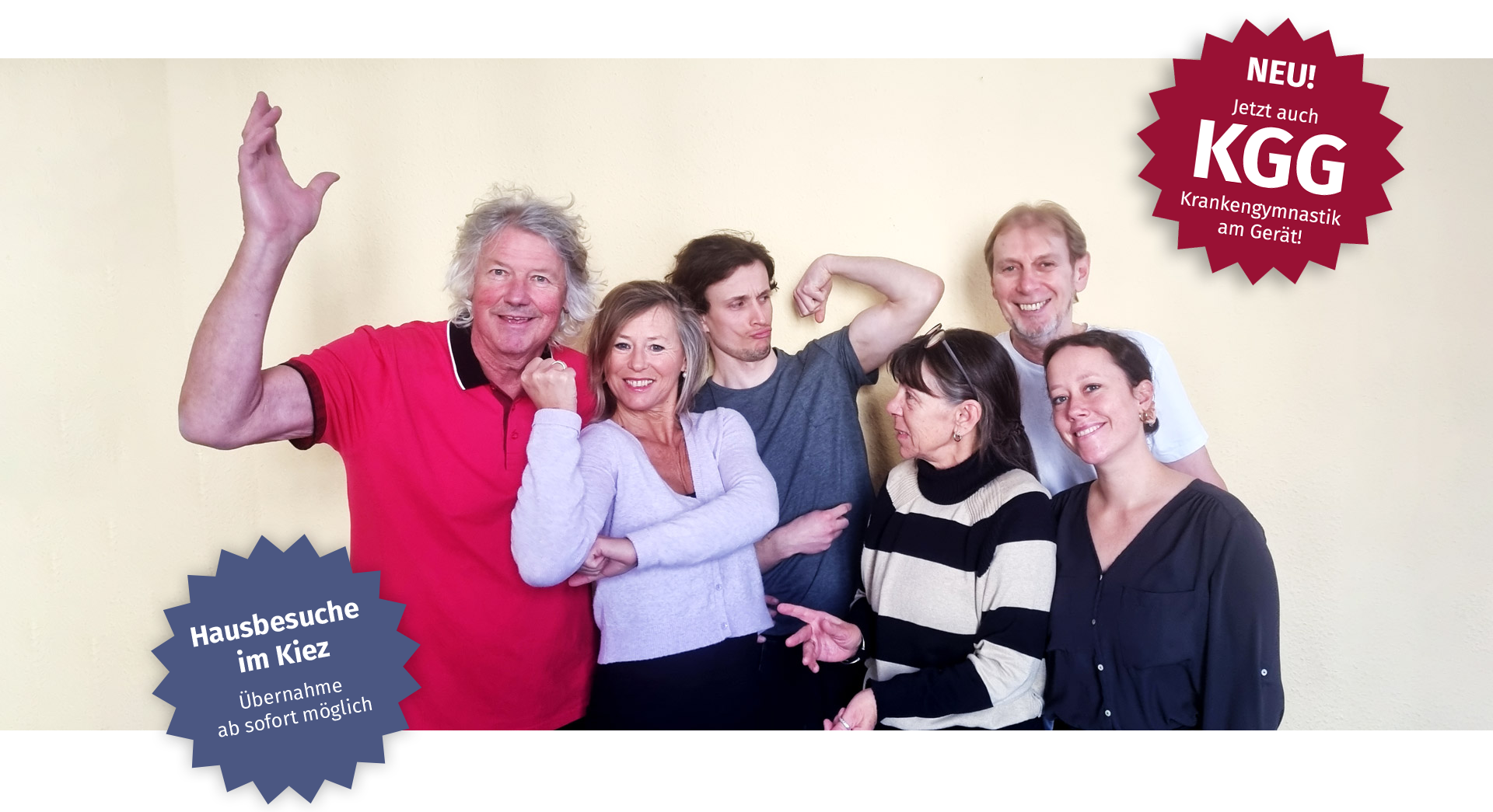 Physiotherapie Sprengelkiez Team Willkommen Jetzt Neu KGG Krankengymnastik am Gerät